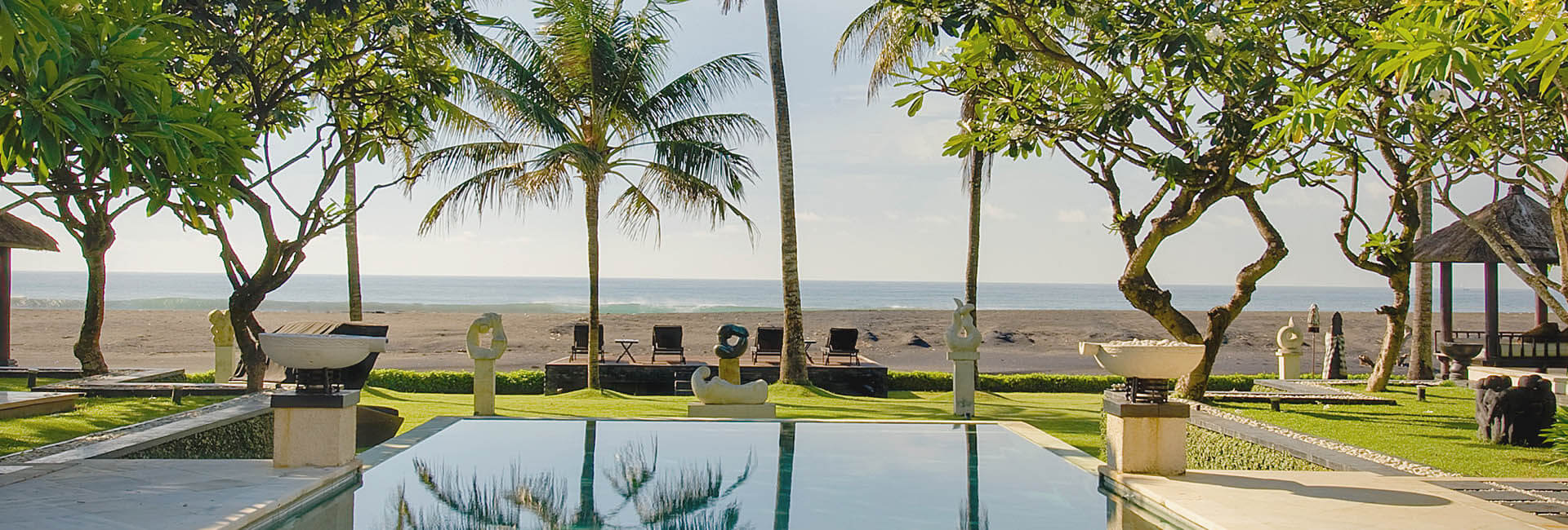 Villa Ylang Ylang - Pool with beach view